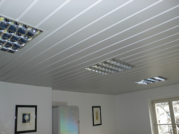 Dobner aluminium strip ceilings