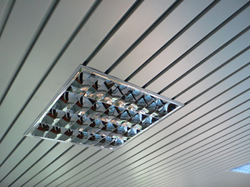 Dobner aluminium strip ceilings