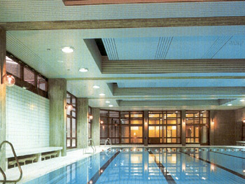 swimming pool ceiling